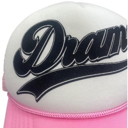 Drama Call Pink/White Hat on model