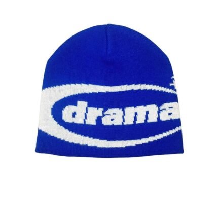 Drama Call Blue Oval Skully - Front View