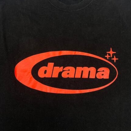 Drama Call Oval T-shirt Black/Red