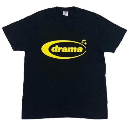 Black and Yellow Oval T-shirt - Side Profile