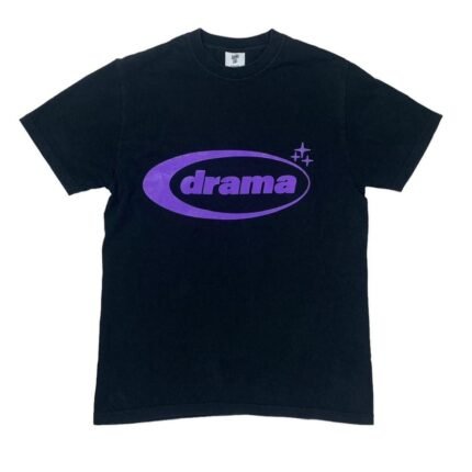 Women's Fashion T-shirt in Black and Purple