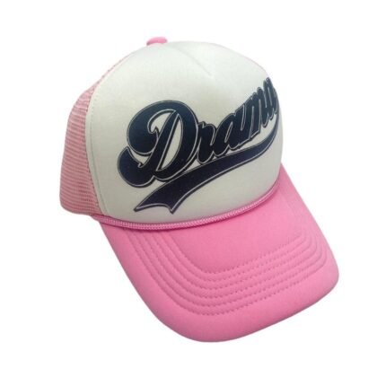 Drama Call Pink/White Hat on model