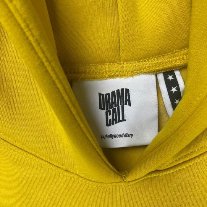 Stylish Drama Call hoodie in yellow